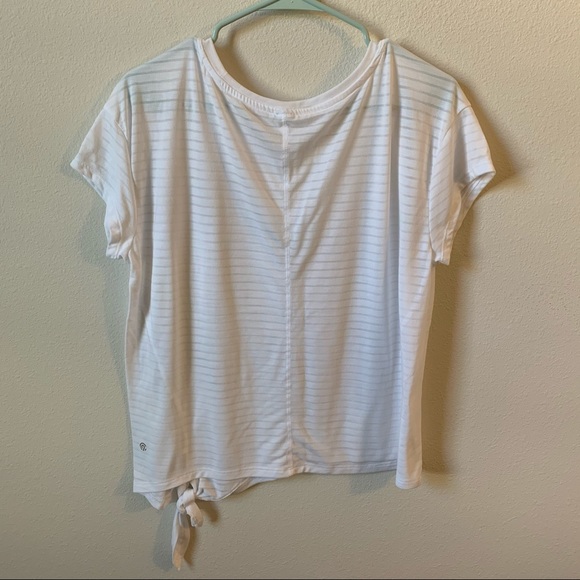 C9 Champion White Athletic Top M/L Tie - Picture 3 of 4